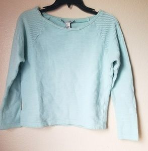Forever 21 light blue crop top